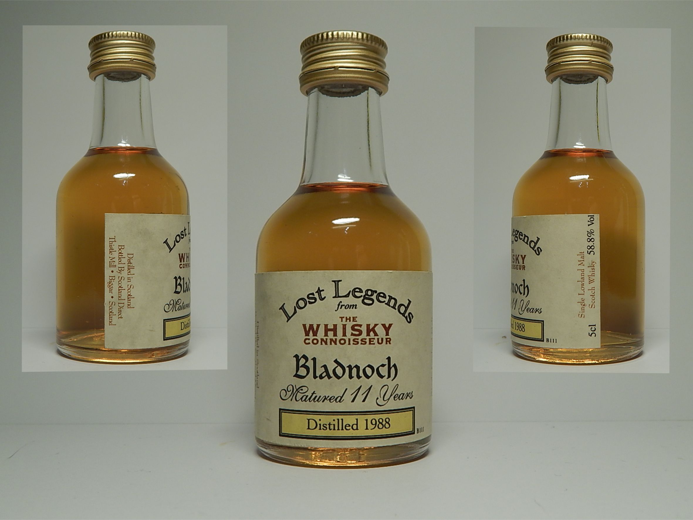 SLMSW 11yo 19885 "Whisky Connoisseur Lost Legends" 5cl 58,86%Vol
