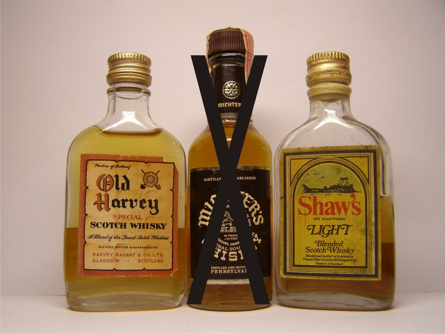 OLD HARVEY , MICHTER´S , SHAW´S