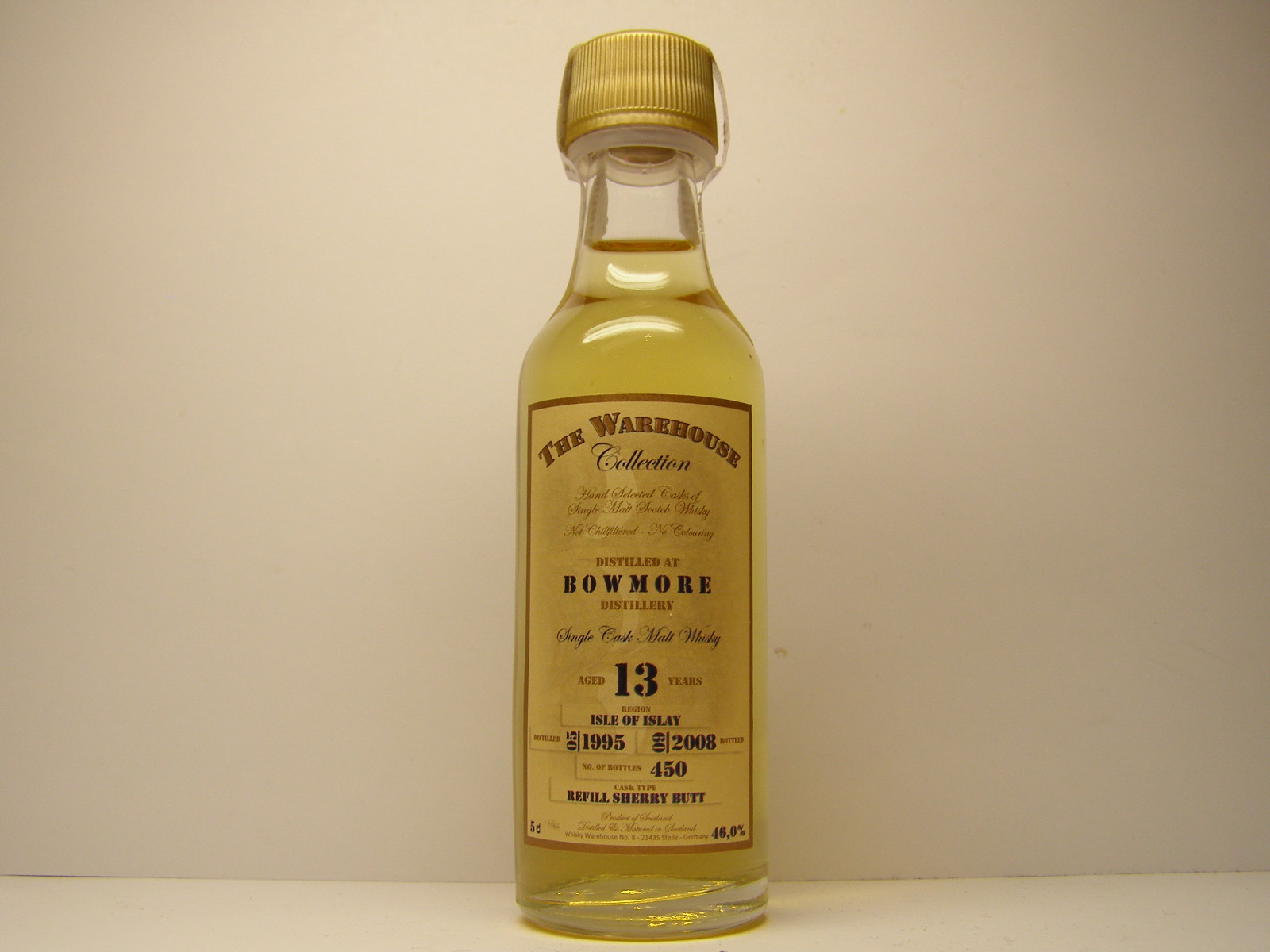 SCMW 13yo 1995-2008 "The Warehouse Collection" 5cl 46%