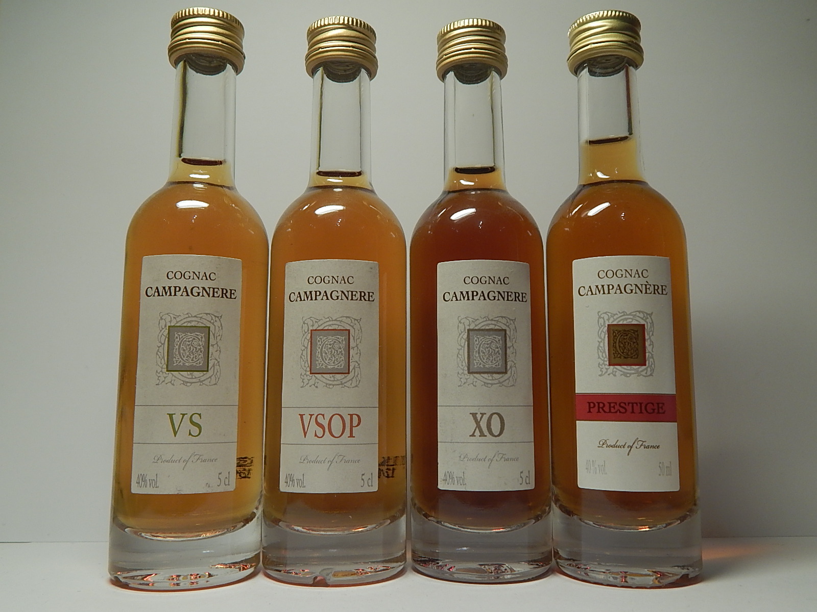 CAMPAGNERE VS - VSOP - XO - PRESTIGE Cognac