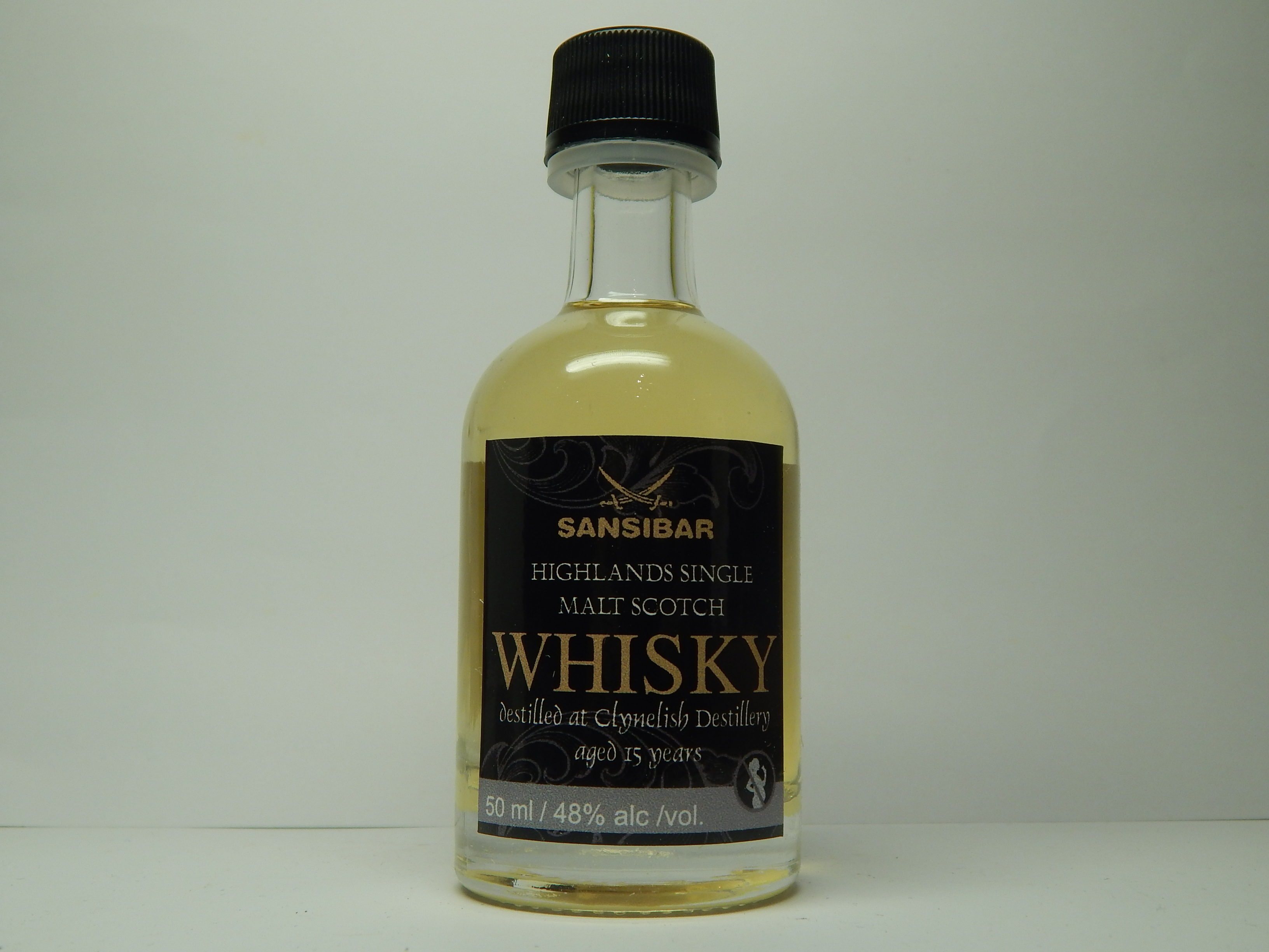 HSMW 15yo "Sansibar Whisky" 50ml 48%alc/vol.