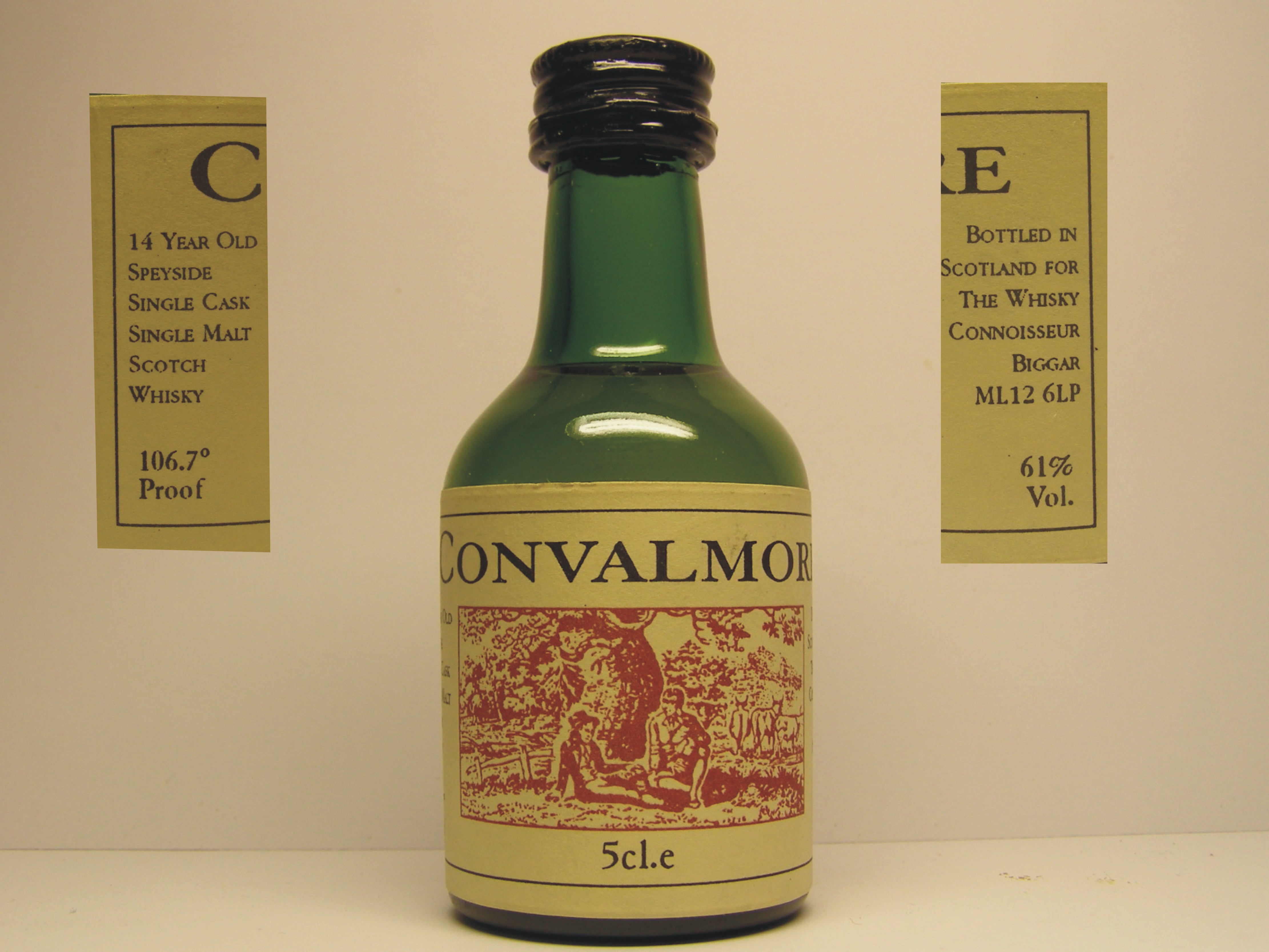 SSCSMSW 14yo "Whisky Connoisseur" 5cl.e 61%Vol. 106,7´Proof 