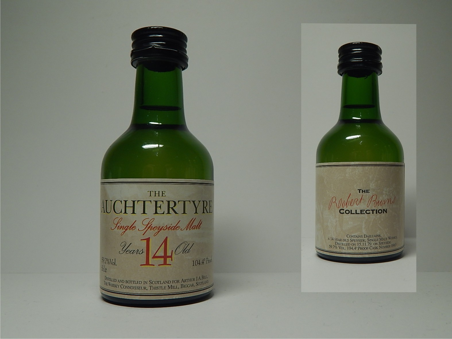 AUCHTERTYRE SSMSW 14yo 1979 "Whisky Connoisseur" 5cl.e 59,7%Vol. 104,4´Proof