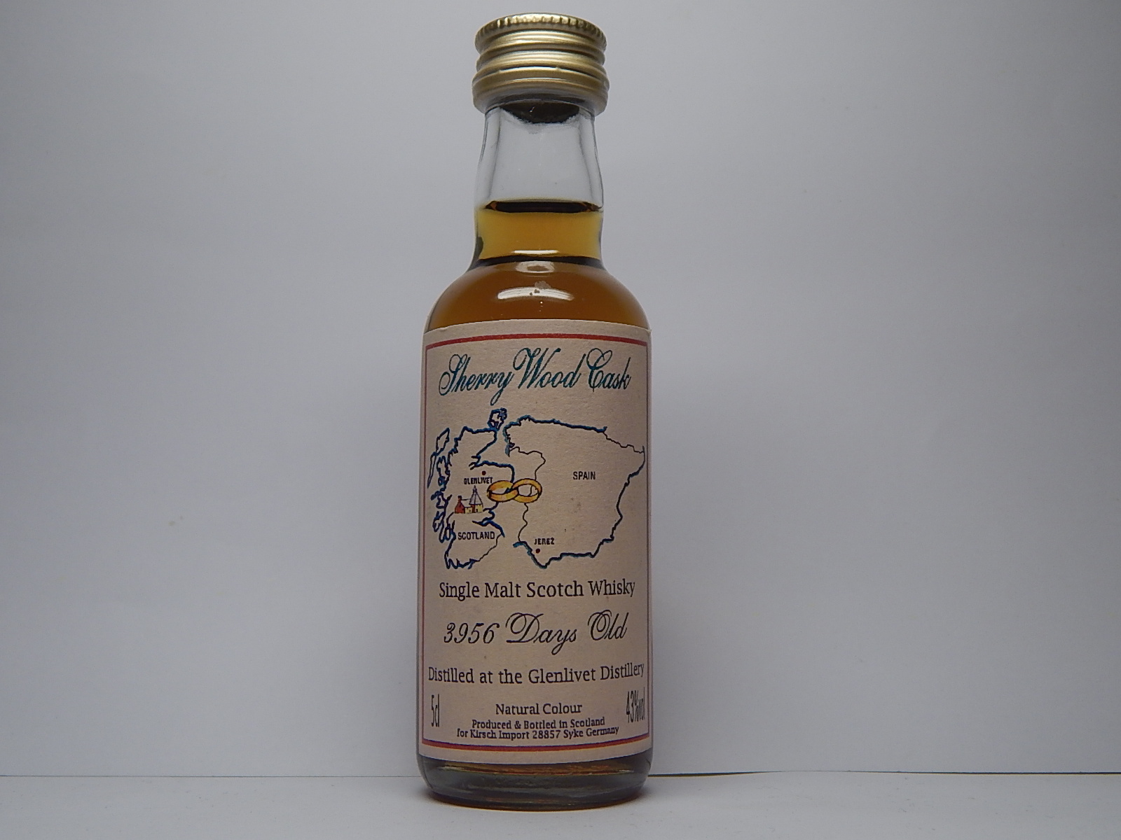 Sherry Wood Cask SMSW 3956 Days Old 5cl 43%vol