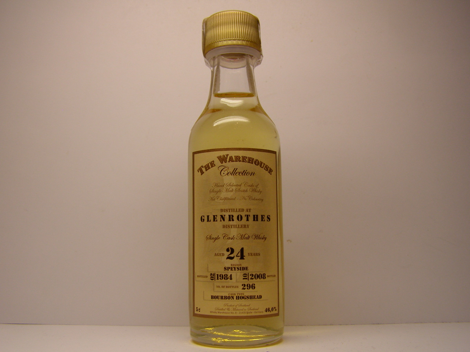 SCMW 24yo 1984-2008 "The Warehouse Collection" 5cl 46%