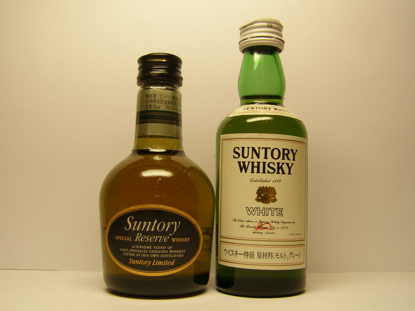 SUNTORY RESERVE Whisky , SUNTORY WHISKY WHITE