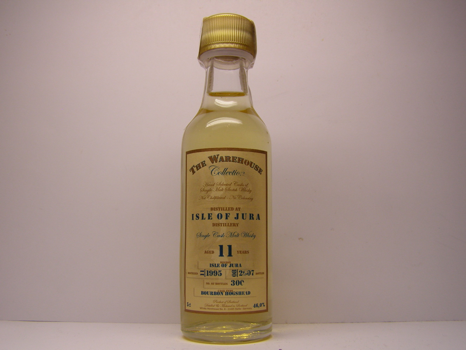 SCMW 11yo 1995-2007 "The Warehouse Collection" 5cl 46%