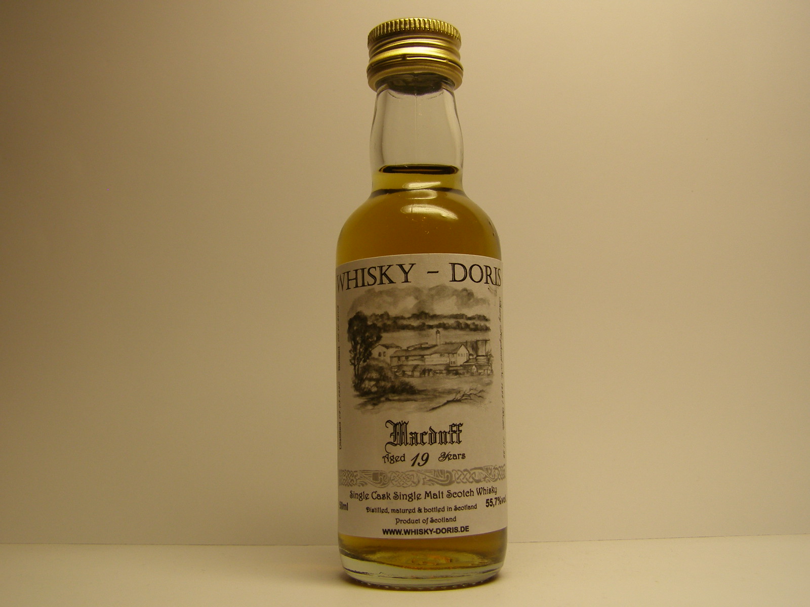 SCSMSW 19yo 1990-2009 "Whisky-Doris" 50ml 55,7%vol.