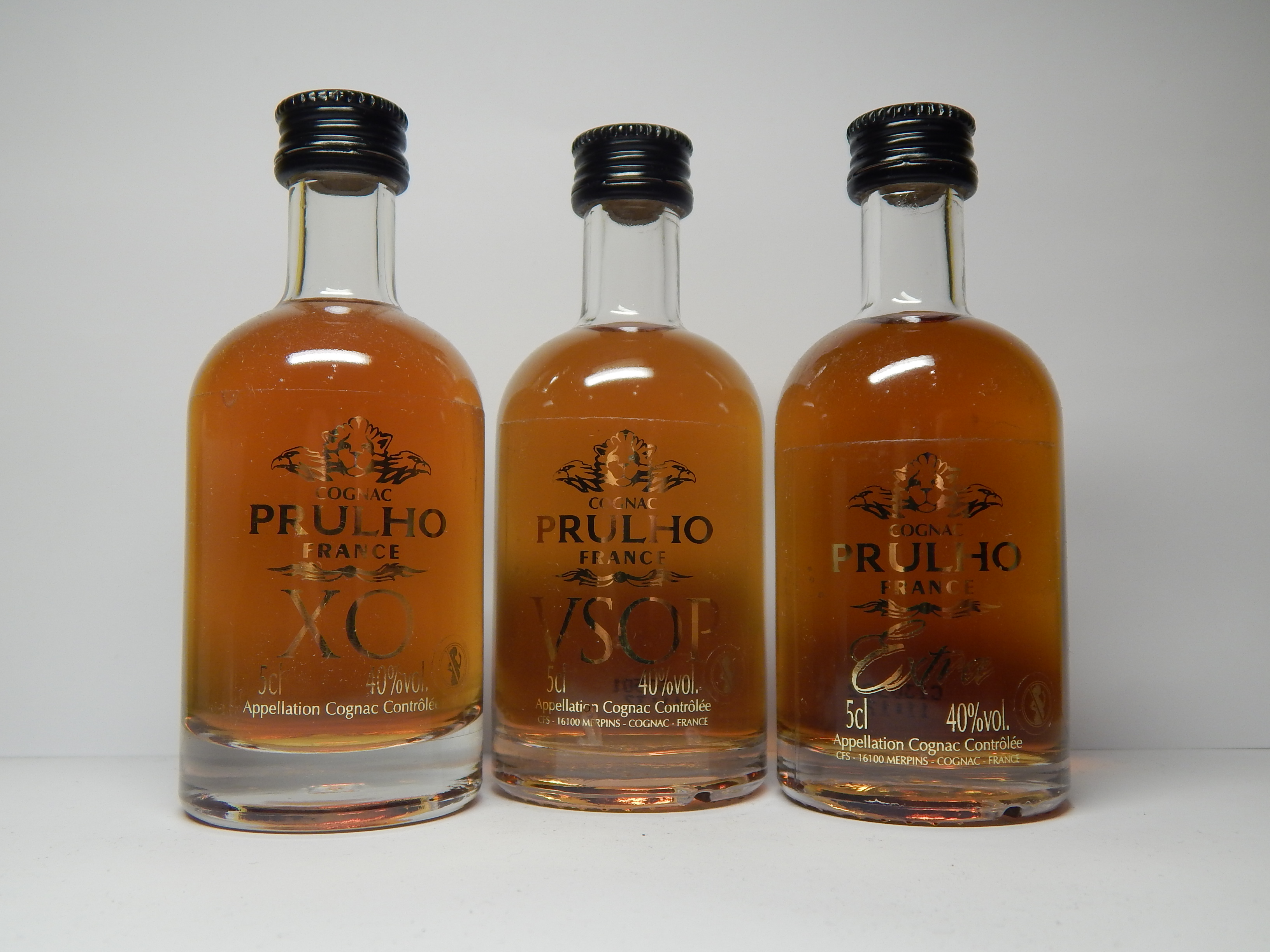 PRULHO X.O. - VSOP - EXTRA Cognac