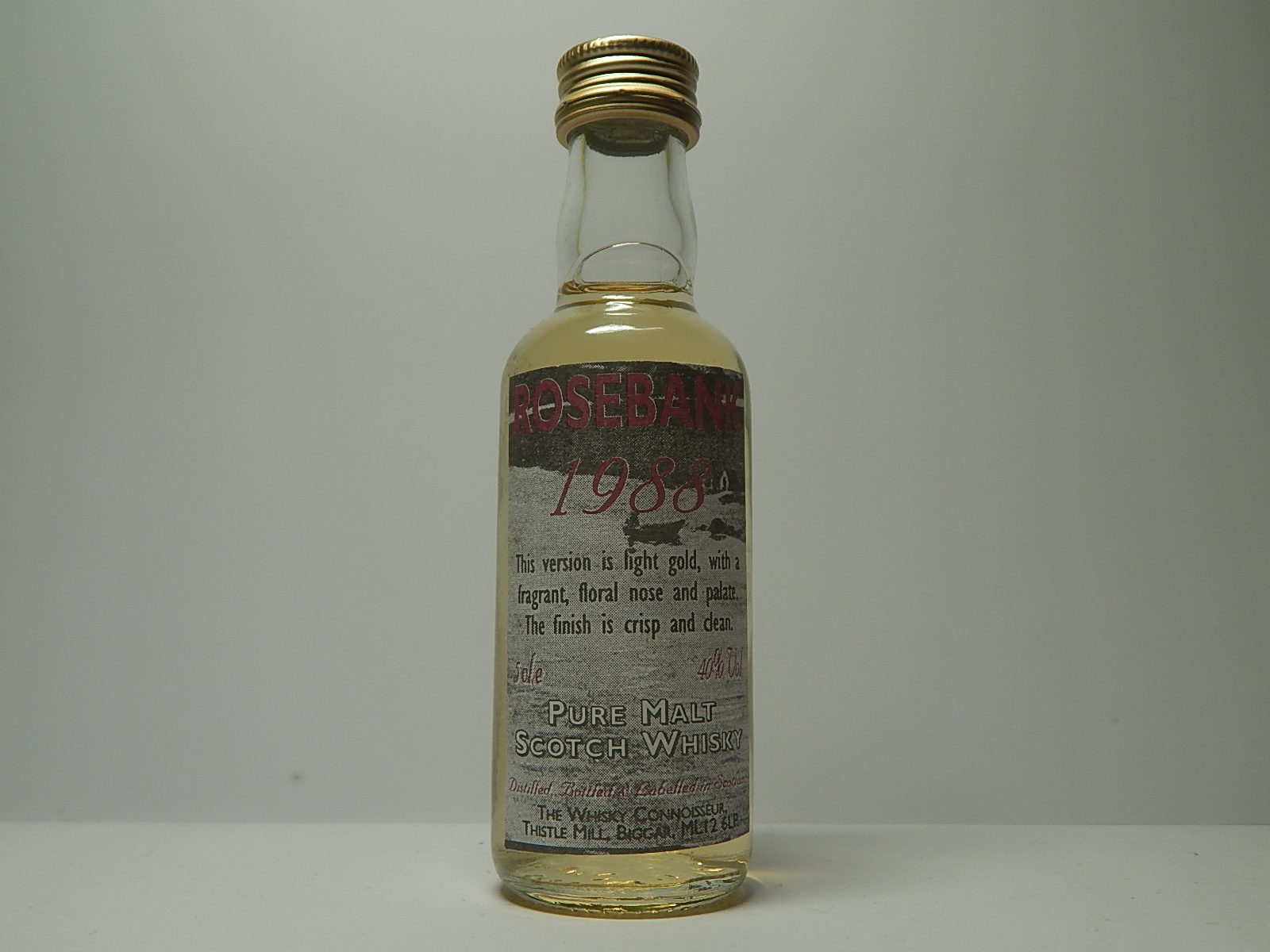 PMSW 1988 "Whisky Connoisseur" 5cle 40%Vol