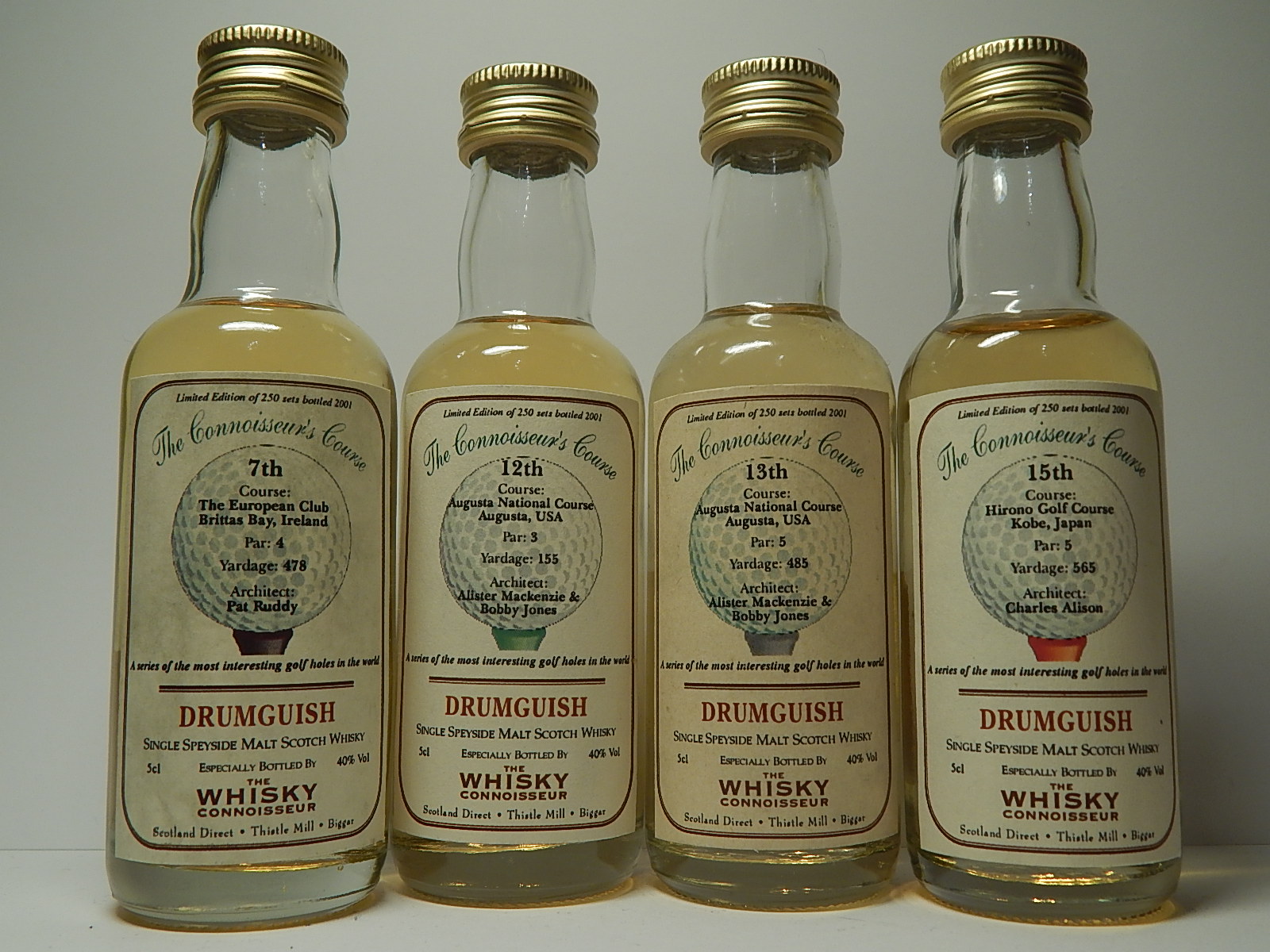DRUMGUISH SSMSW 2001 "Whisky Connoisseur" 5cl 40%Vol